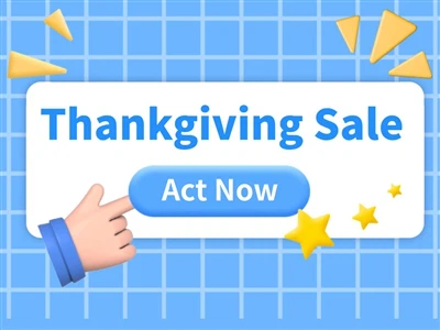 Você tem descontos exclusivos para o Dia de Ação de Graças - compre agora!