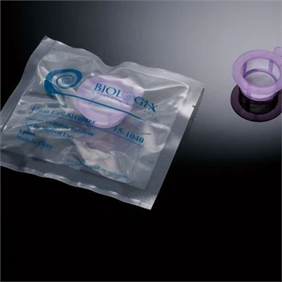 Consumíveis de laboratório Biologix de malha de nylon de 40um para filtros de células
